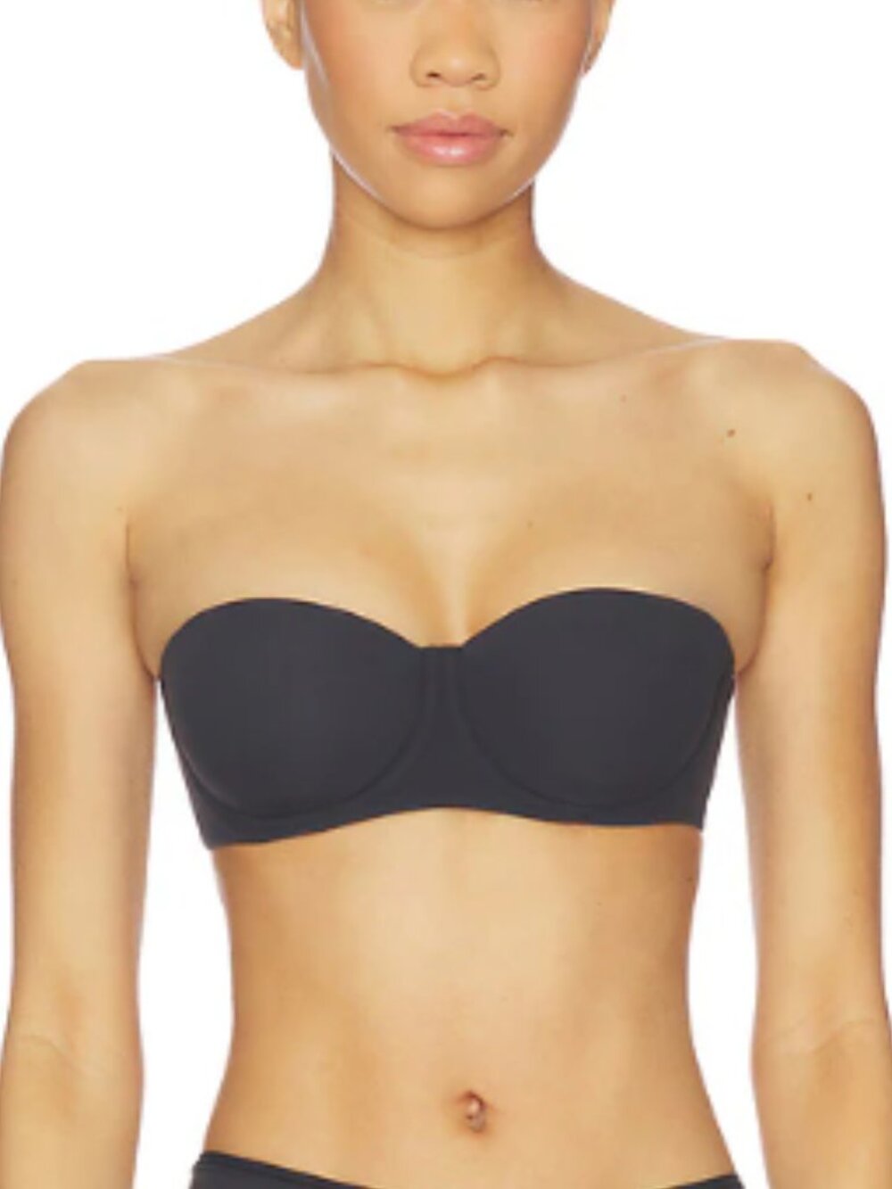 NWT - SKIMS Fits Everybody Strapless Bra in Onyx - Size 38D